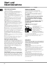 Preview for 42 page of Hotpoint Ariston LFT 228 Operating Instructions Manual