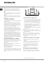 Preview for 62 page of Hotpoint Ariston LFT 228 Operating Instructions Manual