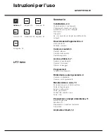 Hotpoint Ariston LFT7 H204 Operating Instruction preview