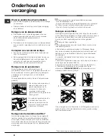 Preview for 58 page of Hotpoint Ariston LFT7 H204 Operating Instruction