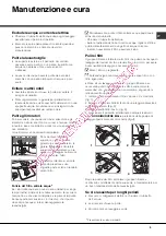 Preview for 9 page of Hotpoint Ariston LFTA+ 2174 Operating Instructions Manual