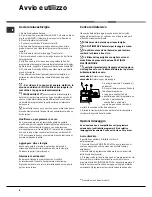 Preview for 6 page of Hotpoint Ariston LFTA+ M284 Operating Instruction