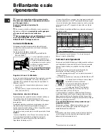 Preview for 8 page of Hotpoint Ariston LFTA+ M284 Operating Instruction