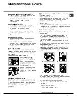 Preview for 9 page of Hotpoint Ariston LFTA+ M284 Operating Instruction