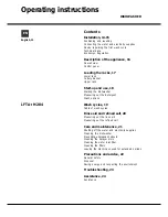 Preview for 13 page of Hotpoint Ariston LFTA+ M284 Operating Instruction