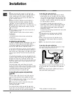 Preview for 14 page of Hotpoint Ariston LFTA+ M284 Operating Instruction