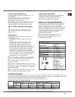 Preview for 39 page of Hotpoint Ariston LFTA+ M284 Operating Instruction