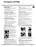 Preview for 45 page of Hotpoint Ariston LFTA+ M284 Operating Instruction