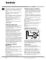 Preview for 50 page of Hotpoint Ariston LFTA+ M284 Operating Instruction