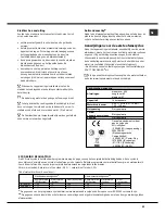 Preview for 51 page of Hotpoint Ariston LFTA+ M284 Operating Instruction