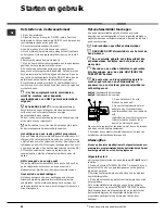 Preview for 54 page of Hotpoint Ariston LFTA+ M284 Operating Instruction