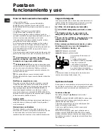 Preview for 66 page of Hotpoint Ariston LFTA+ M284 Operating Instruction