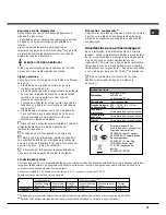 Preview for 75 page of Hotpoint Ariston LFTA+ M284 Operating Instruction