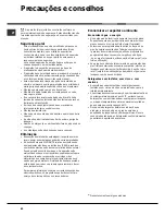 Preview for 82 page of Hotpoint Ariston LFTA+ M284 Operating Instruction