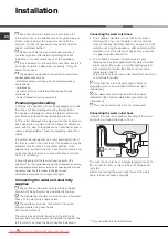 Preview for 14 page of Hotpoint Ariston LKF 710 User Manual