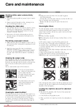 Preview for 22 page of Hotpoint Ariston LKF 710 User Manual