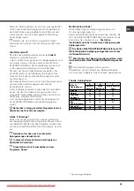 Preview for 43 page of Hotpoint Ariston LKF 710 User Manual