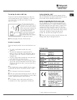 Preview for 3 page of Hotpoint Ariston LKF 720 Operating Instructions Manual