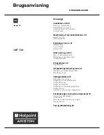 Preview for 37 page of Hotpoint Ariston LKF 720 Operating Instructions Manual