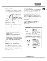 Preview for 39 page of Hotpoint Ariston LKF 720 Operating Instructions Manual