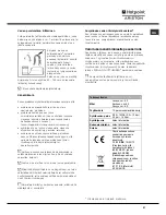 Preview for 51 page of Hotpoint Ariston LKF 720 Operating Instructions Manual