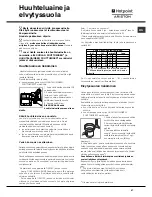 Preview for 57 page of Hotpoint Ariston LKF 720 Operating Instructions Manual