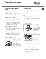 Preview for 33 page of Hotpoint Ariston LL 42 Instruction Book