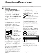 Preview for 44 page of Hotpoint Ariston LL 42 Instruction Book