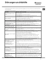 Preview for 47 page of Hotpoint Ariston LL 42 Instruction Book