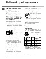 Preview for 68 page of Hotpoint Ariston LL 42 Instruction Book