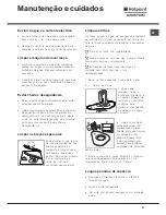 Preview for 81 page of Hotpoint Ariston LL 42 Instruction Book