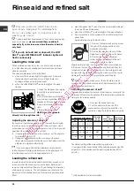 Preview for 20 page of Hotpoint Ariston LL 430 Instruction Booklet