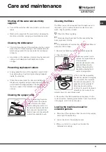 Preview for 21 page of Hotpoint Ariston LL 430 Instruction Booklet