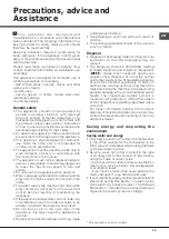 Preview for 19 page of Hotpoint Ariston LLK 7M121 Operating Instructions Manual