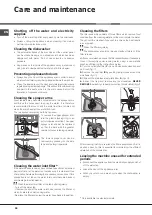 Preview for 30 page of Hotpoint Ariston LLK 7M121 Operating Instructions Manual