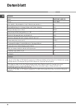 Preview for 48 page of Hotpoint Ariston LLK 7M121 Operating Instructions Manual