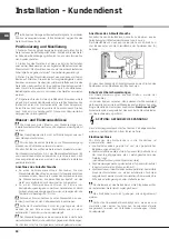 Preview for 50 page of Hotpoint Ariston LLK 7M121 Operating Instructions Manual