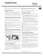 Предварительный просмотр 11 страницы Hotpoint Ariston LSB 5B019 Operating Instructions Manual