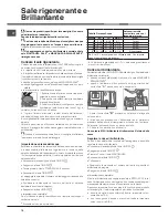 Предварительный просмотр 14 страницы Hotpoint Ariston LSB 5B019 Operating Instructions Manual