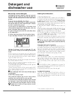 Предварительный просмотр 27 страницы Hotpoint Ariston LSB 5B019 Operating Instructions Manual