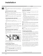 Preview for 22 page of Hotpoint Ariston LSB 7M121 Operating Instructions Manual