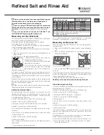 Preview for 25 page of Hotpoint Ariston LSB 7M121 Operating Instructions Manual