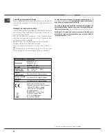 Preview for 34 page of Hotpoint Ariston LSB 7M121 Operating Instructions Manual