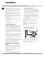 Предварительный просмотр 2 страницы Hotpoint Ariston LSF 712 Operating Instructions Manual