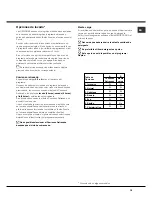 Предварительный просмотр 19 страницы Hotpoint Ariston LSF 712 Operating Instructions Manual