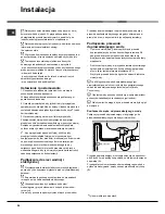 Предварительный просмотр 26 страницы Hotpoint Ariston LSF 712 Operating Instructions Manual