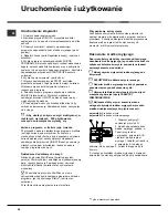 Предварительный просмотр 30 страницы Hotpoint Ariston LSF 712 Operating Instructions Manual