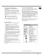 Предварительный просмотр 63 страницы Hotpoint Ariston LSF 712 Operating Instructions Manual