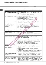 Preview for 12 page of Hotpoint Ariston LSF 825 Operating Instructions Manual