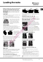 Preview for 17 page of Hotpoint Ariston LSF 825 Operating Instructions Manual